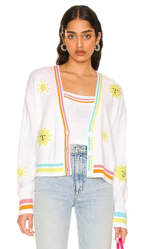 525 Sun Cardigan in White