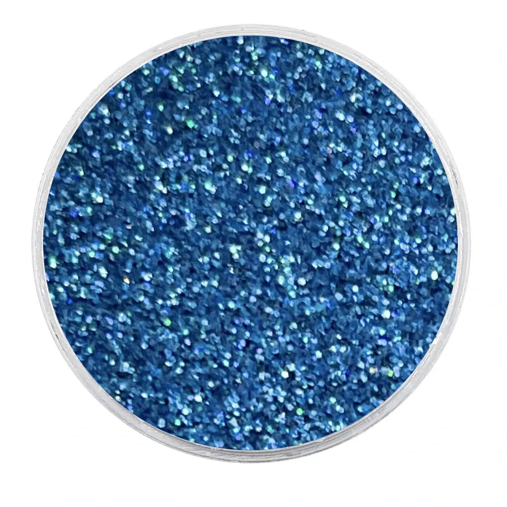 Biodegradable Holographic Blue Glitter - Fine Glitter