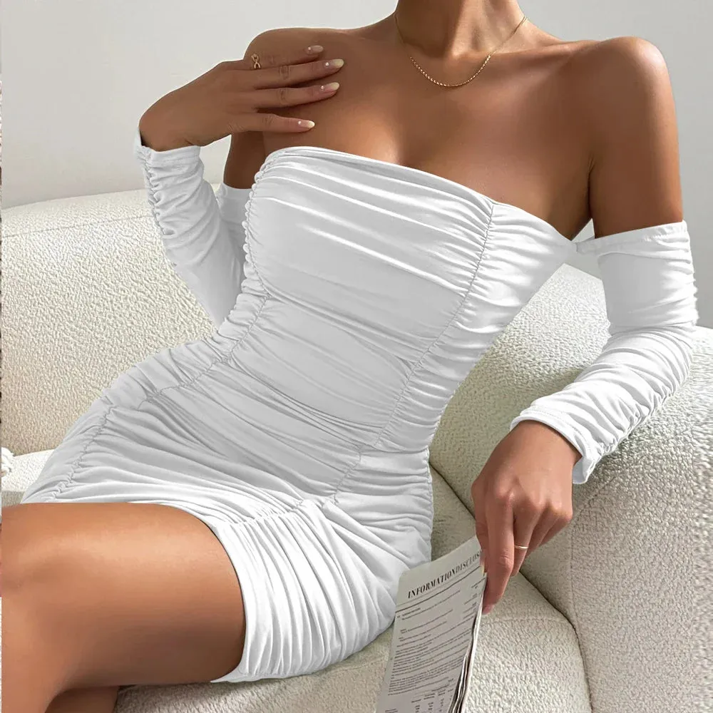 Bodycon Bodycon For Women Short Club 2024 Dresses Lady Summer Evening Dress
