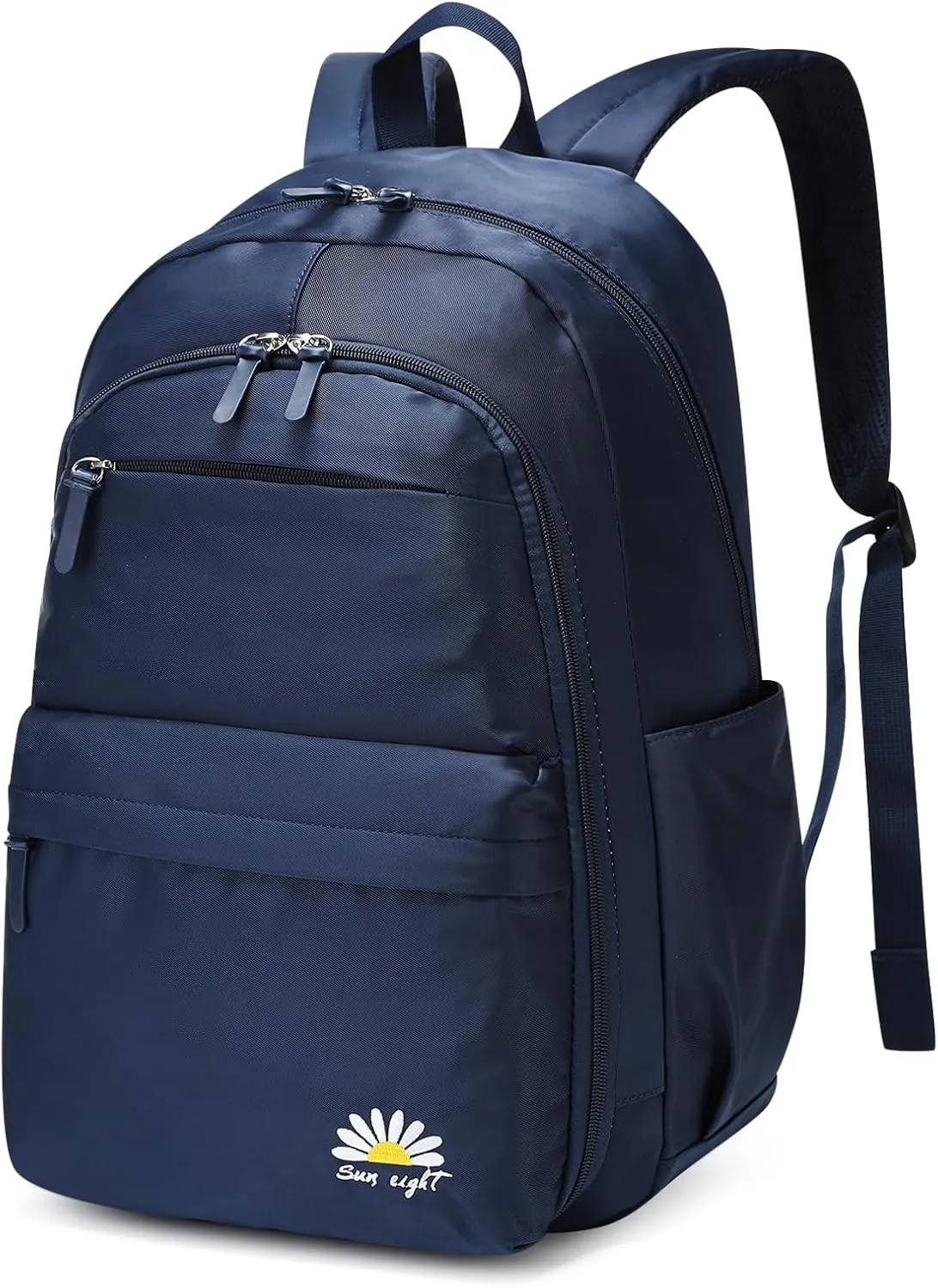 Caran·Y 38L Waterproof Kids Backpack for Boys & Girls 6-18 Yrs-Lightweight School Bookbag with 15.6" Laptop Compartment,Side Water Bottle Pockets,Durable Travel Backpack(Blue)