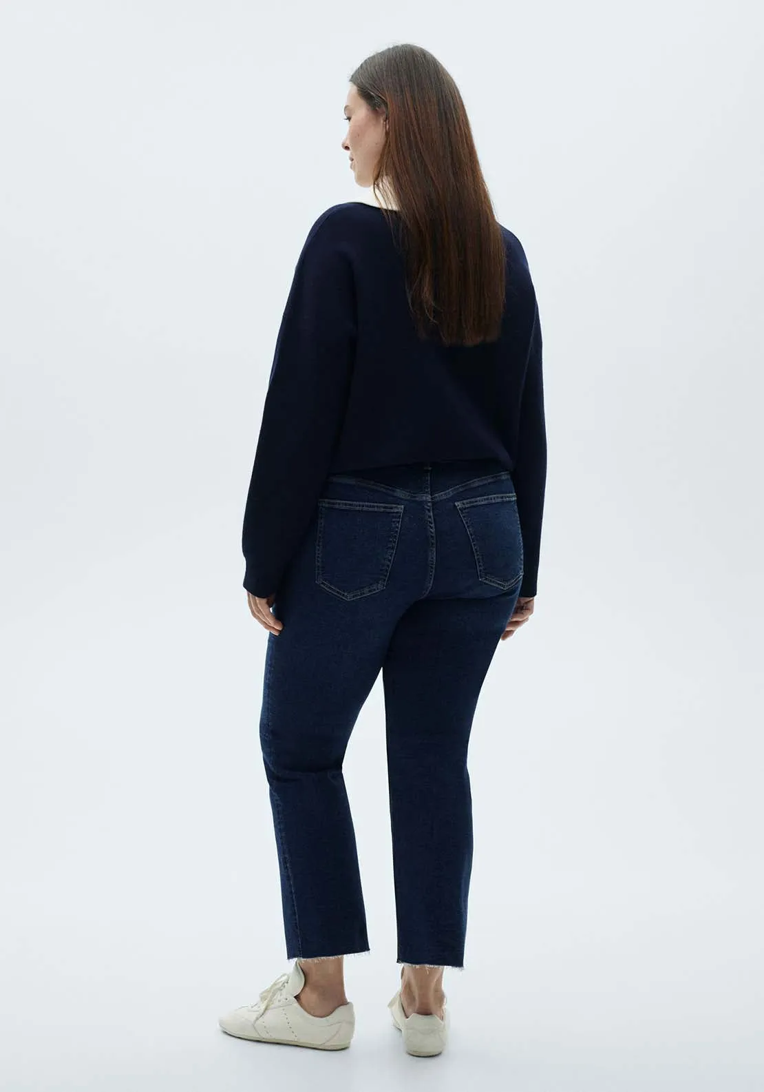 Crop flared jeans - Open Blue