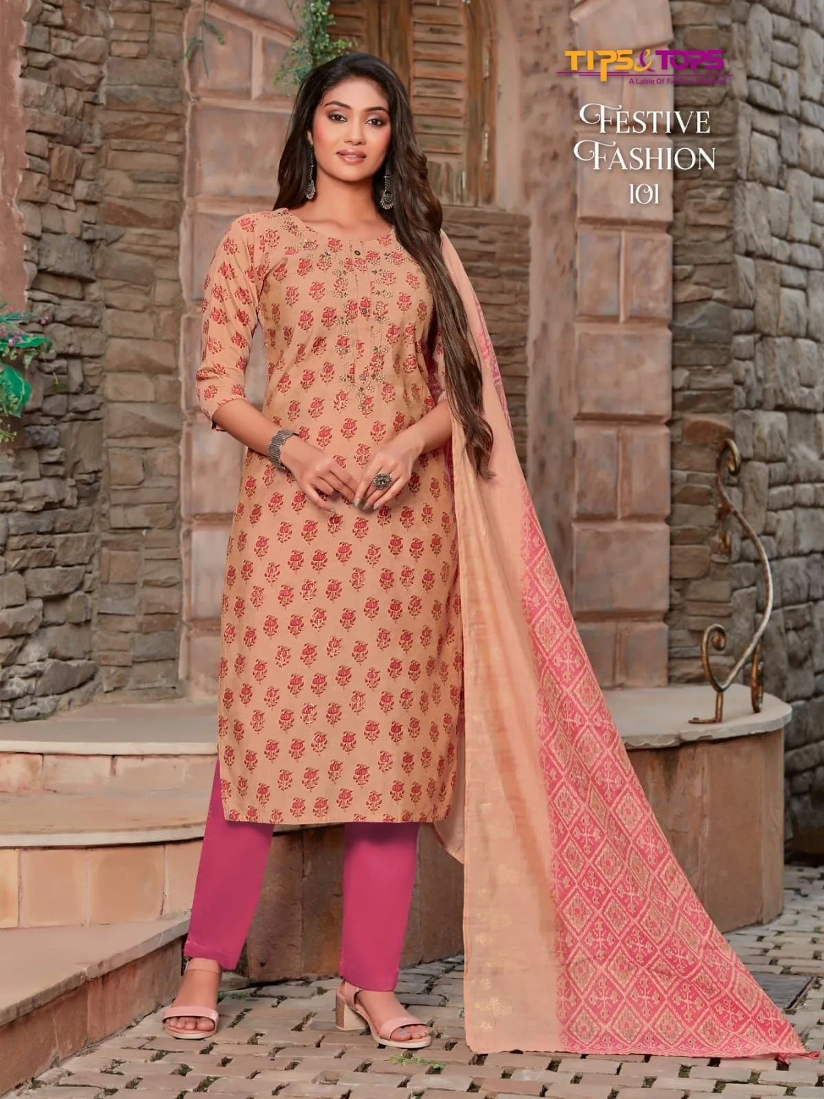 Festive Fashion Tips Tops Readymade Pant Style Suits
