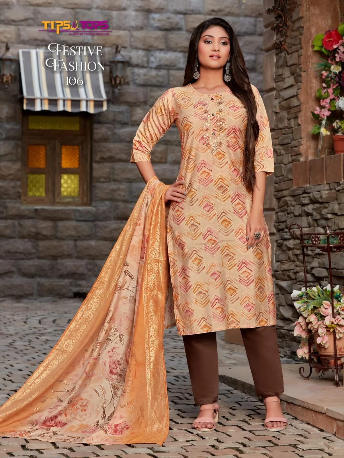 Festive Fashion Tips Tops Readymade Pant Style Suits