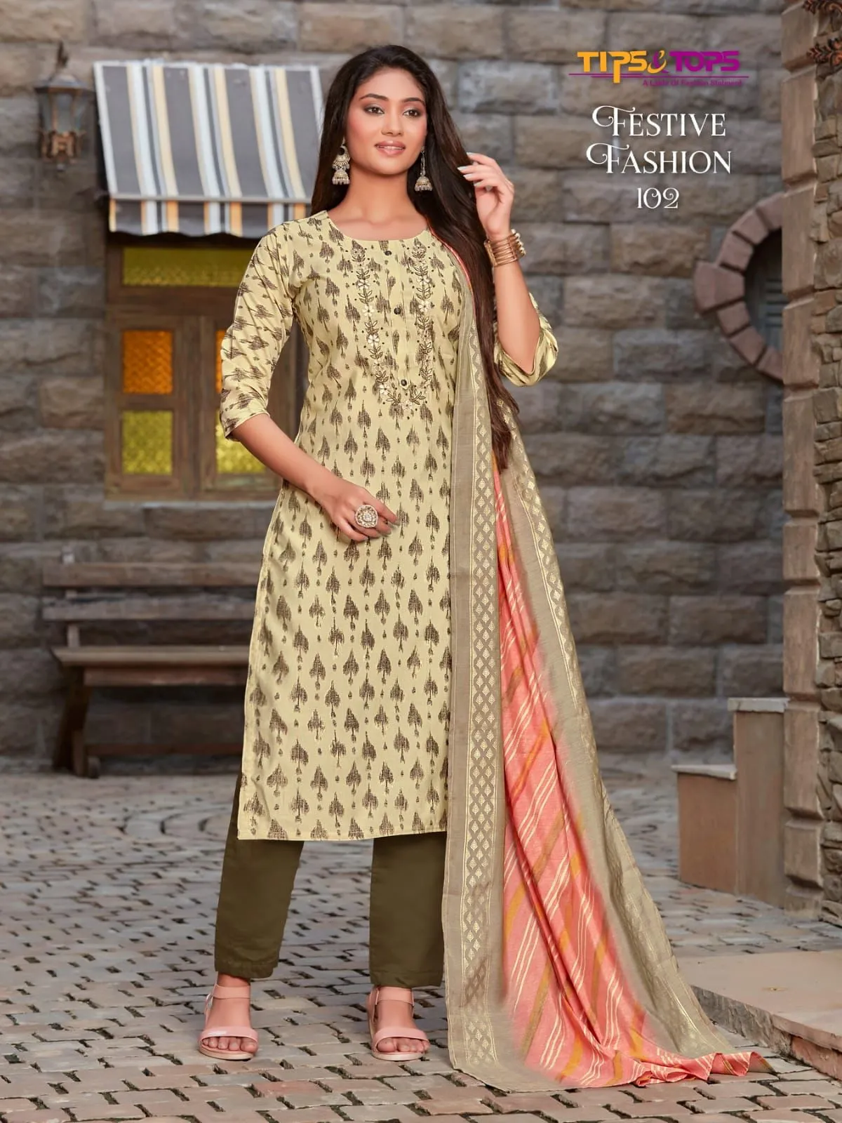Festive Fashion Tips Tops Readymade Pant Style Suits