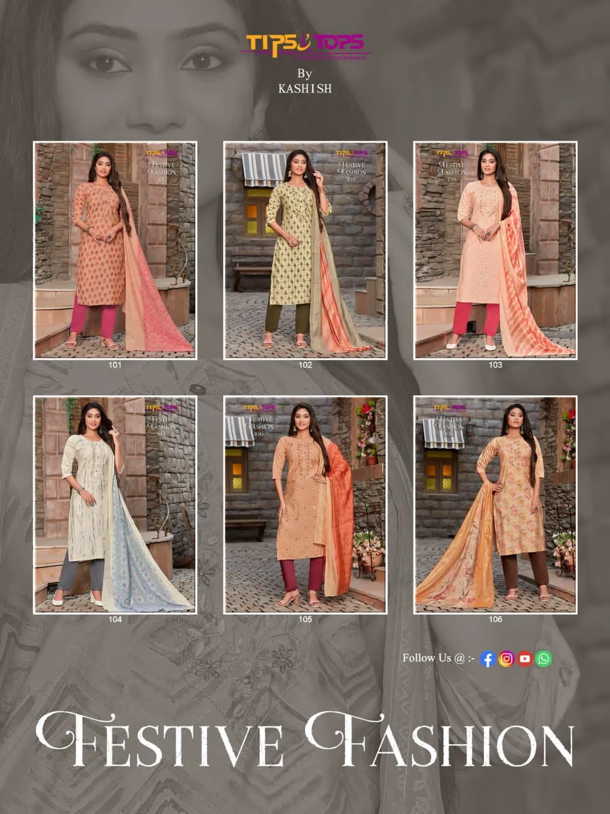 Festive Fashion Tips Tops Readymade Pant Style Suits