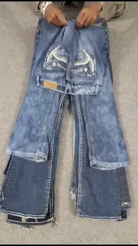 HD303 Ladies Y2K Embelished Flared Jeans - 19