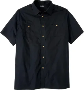 KingSize Men's Big & Tall Short-Sleeve Pocket Sport Shirt