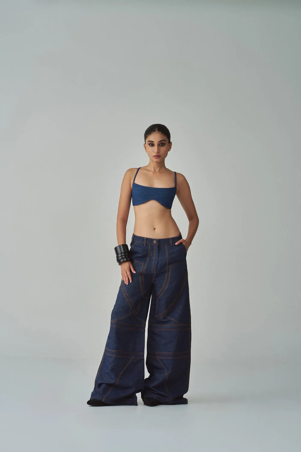 Lara Mid Rise Flared Jeans