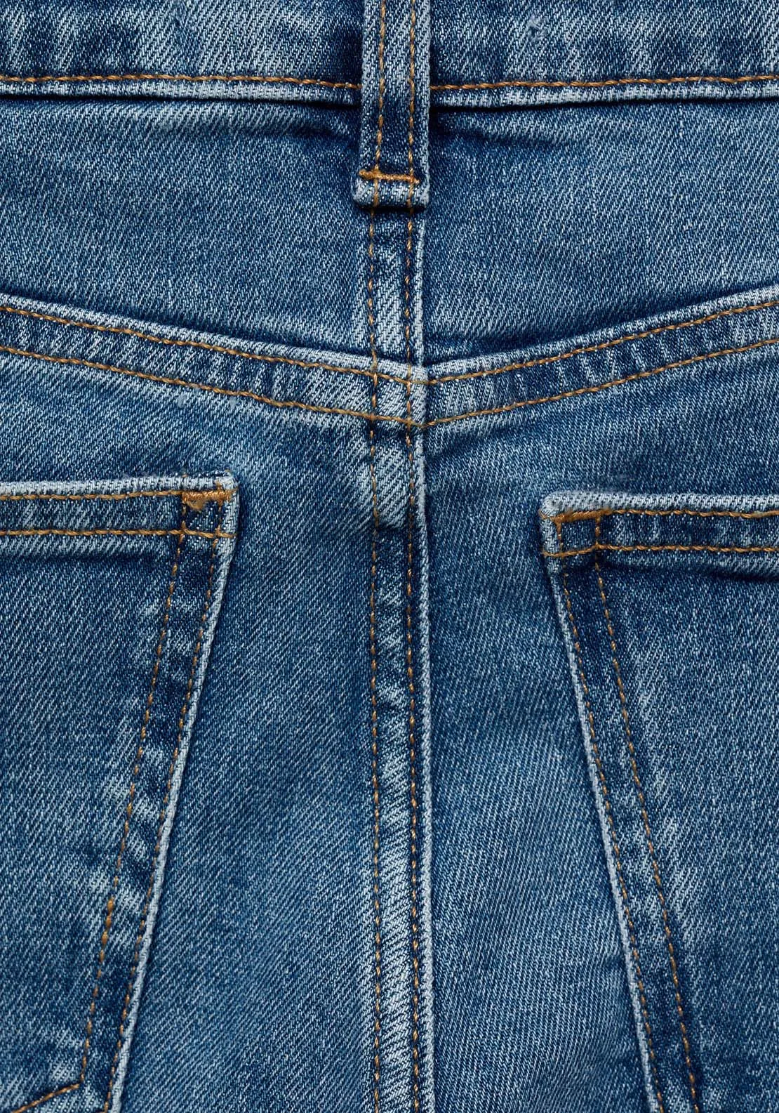 Medium-rise flared jeans - Open Blue