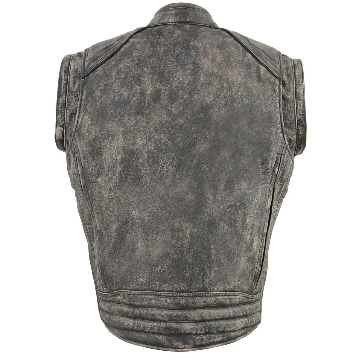 Milwaukee Leather MLM1509 Men's Distressed Brown ‘2 in 1’ Leather