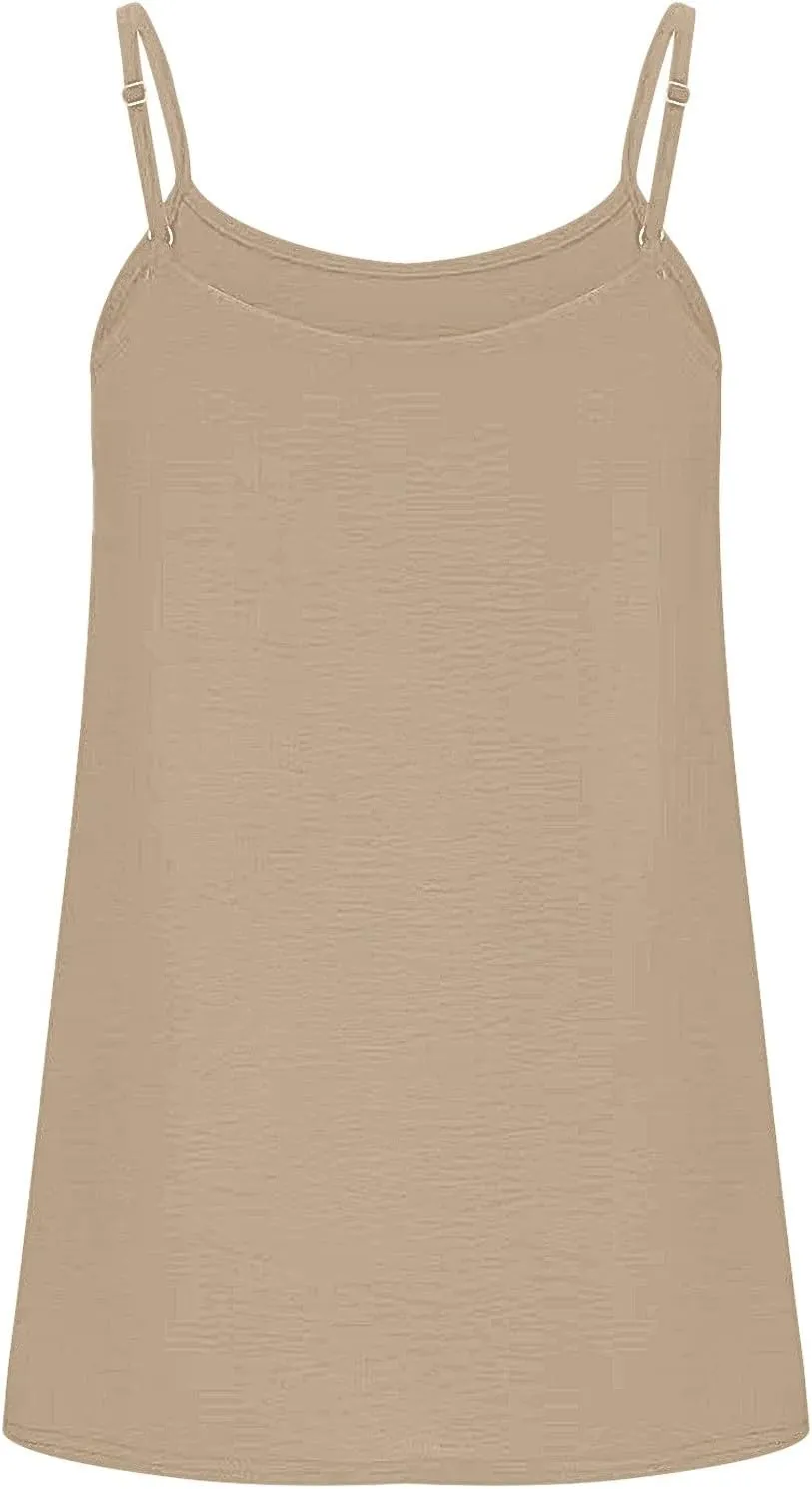 Solid Color Ice Silk Wrinkled Backless Loose Suspender Vest Top Womens Athletic Tops