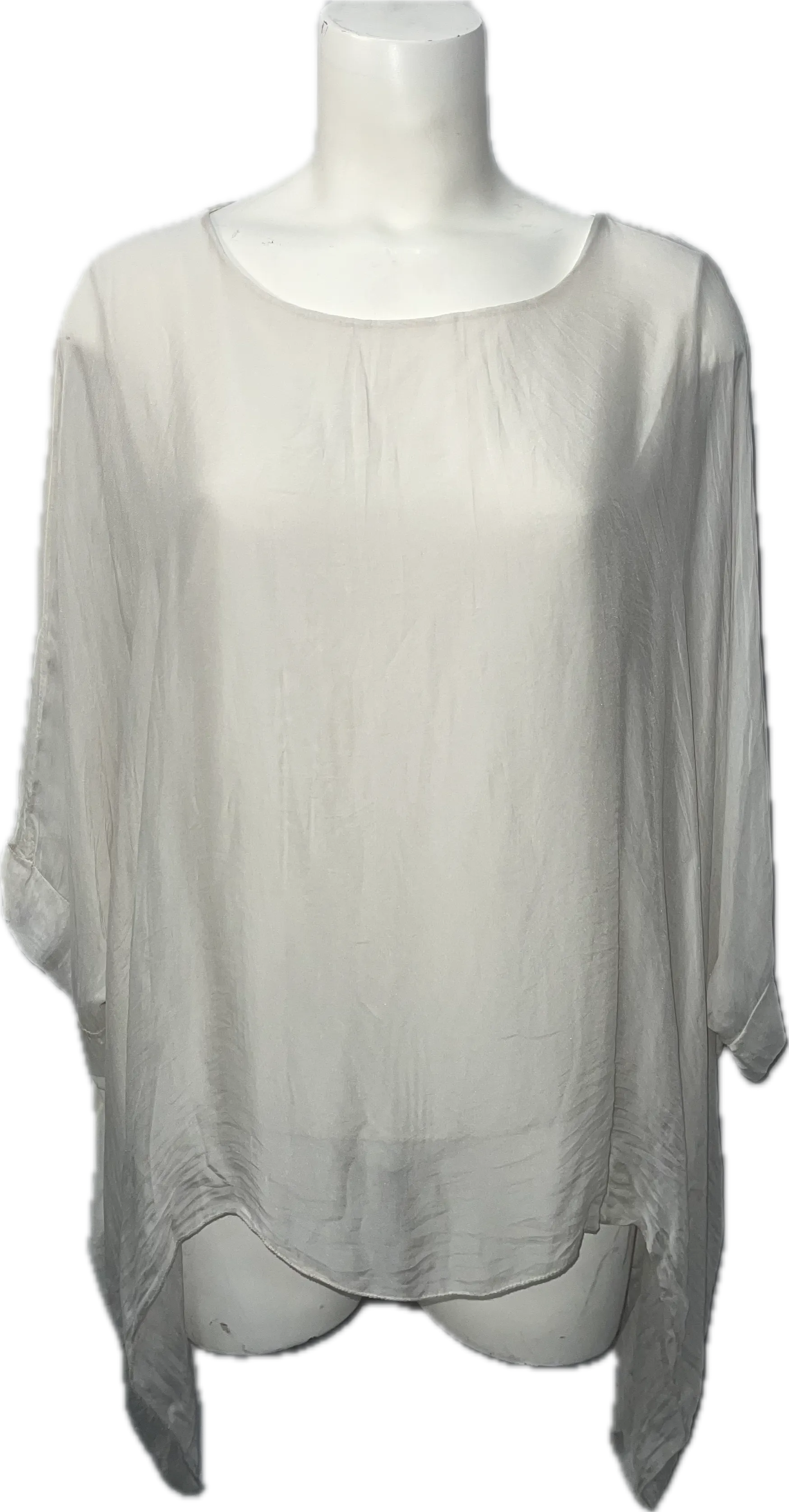 Solid Silk Top