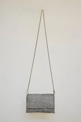 The Metallic Clutch in Silver