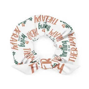 Thrifting is My Therapy Recycled Scrunchie