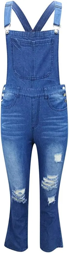 Womens Jeans Straight Ankle Jeans Stretch Classic Flared Pants Striped Hem Flared Denim Pants