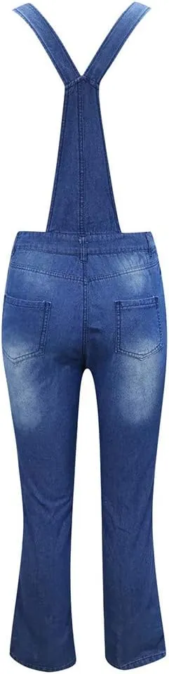 Womens Jeans Straight Ankle Jeans Stretch Classic Flared Pants Striped Hem Flared Denim Pants